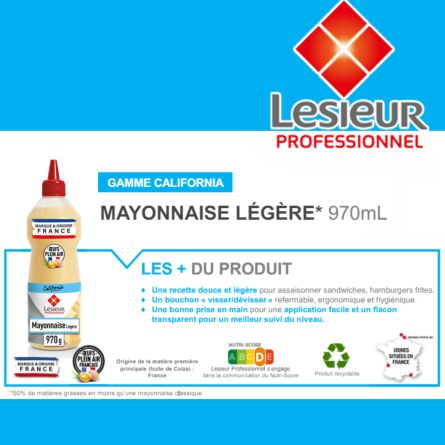 LESIEUR sauce mayo légère 970 ml