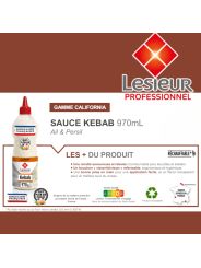 LESIEUR sauce kebab 970 ml