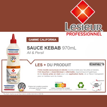 LESIEUR sauce kebab 970 ml