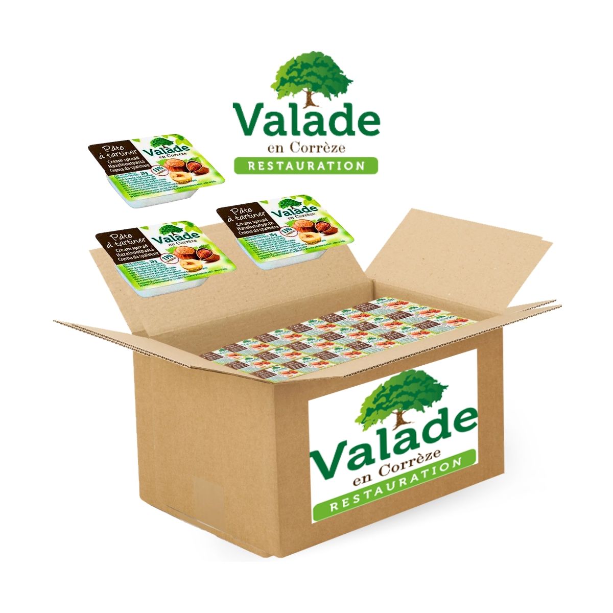 VALADE pâte à tartiner 55 barquettes