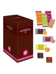 Mix biscuits chocolats - MONBANA® Boîte distributrice 150 pcs