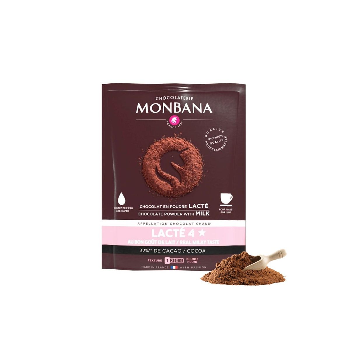 MONBANA lacté 4 étoiles  - 10 sticks 25 gr