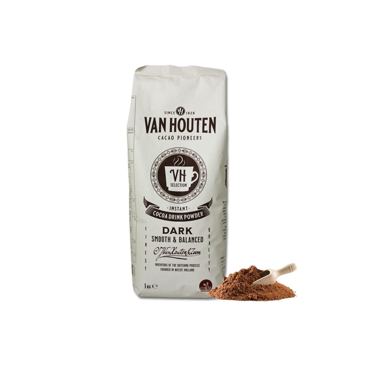 VAN HOUTEN chocolat en poudre - sachet 1 kg