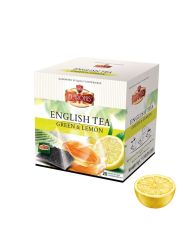 ENGLISH TEA thé vert citron - 20 sachets pyramide