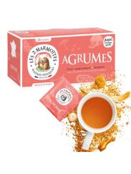 LES 2 MARMOTTES infusion agrumes - Boîte 30 sachets