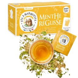 LES 2 MARMOTTES Infusion menthe réglisse - 30 sachets