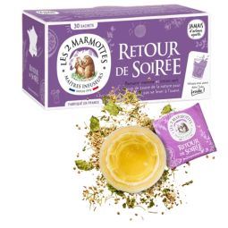 LES 2 MARMOTTES Infusion retour de soirée - 30 sachets