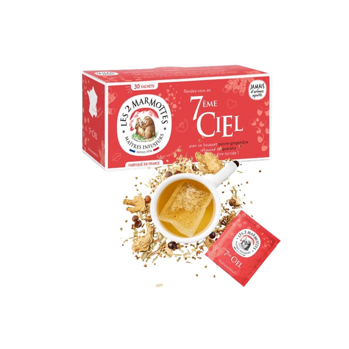 LES 2 MARMOTTES Infusion 7ème ciel - 30 sachets