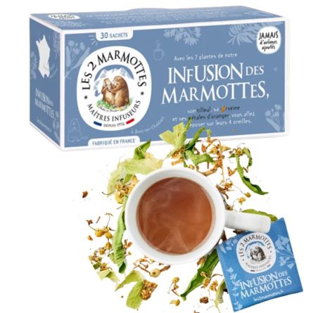 LES 2 MARMOTTES Infusion des Marmottes - 30 sachets