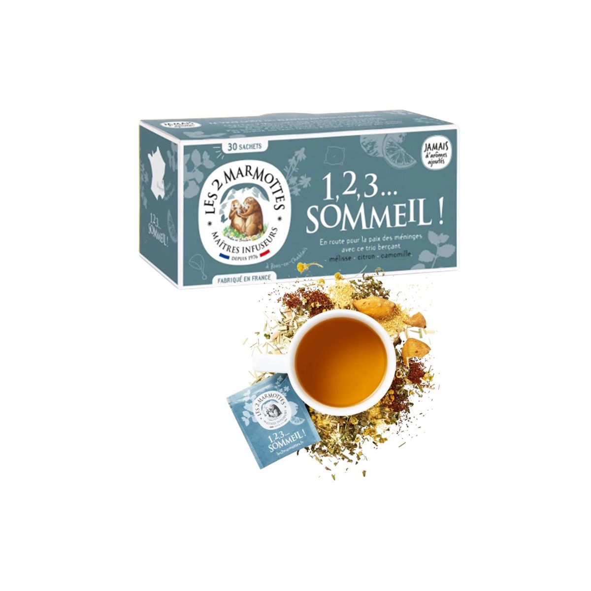 LES 2 MARMOTTES Infusion 1, 2, 3 sommeil - 30 sachets