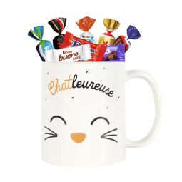 Mug Chatleureuse 33cl + 20...