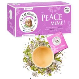LES 2 MARMOTTES Infusion Peace mémé - 30 sachets