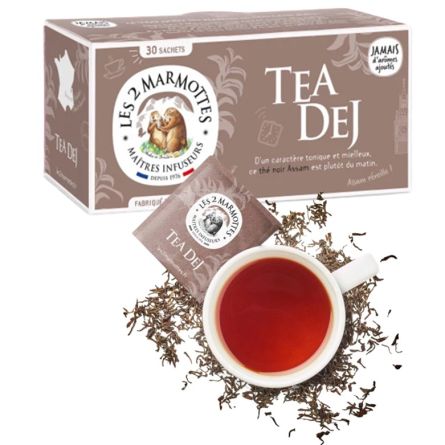 LES 2 MARMOTTES Thé tea dej' - 30 sachets