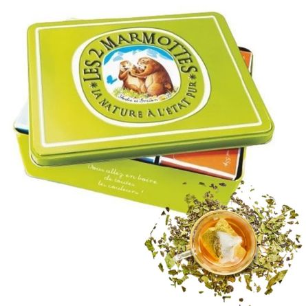 LES 2 MARMOTTES coffret boîte métal