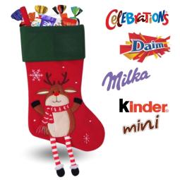 Grande botte feutrine Renne...