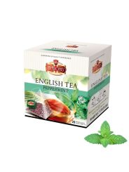 ENGLISH TEA thé vert menthe poivrée - 20 sachets pyramide