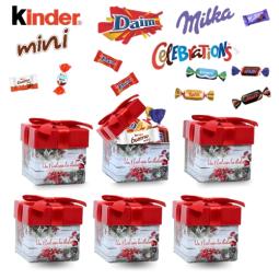 6 petites boites carrées +...