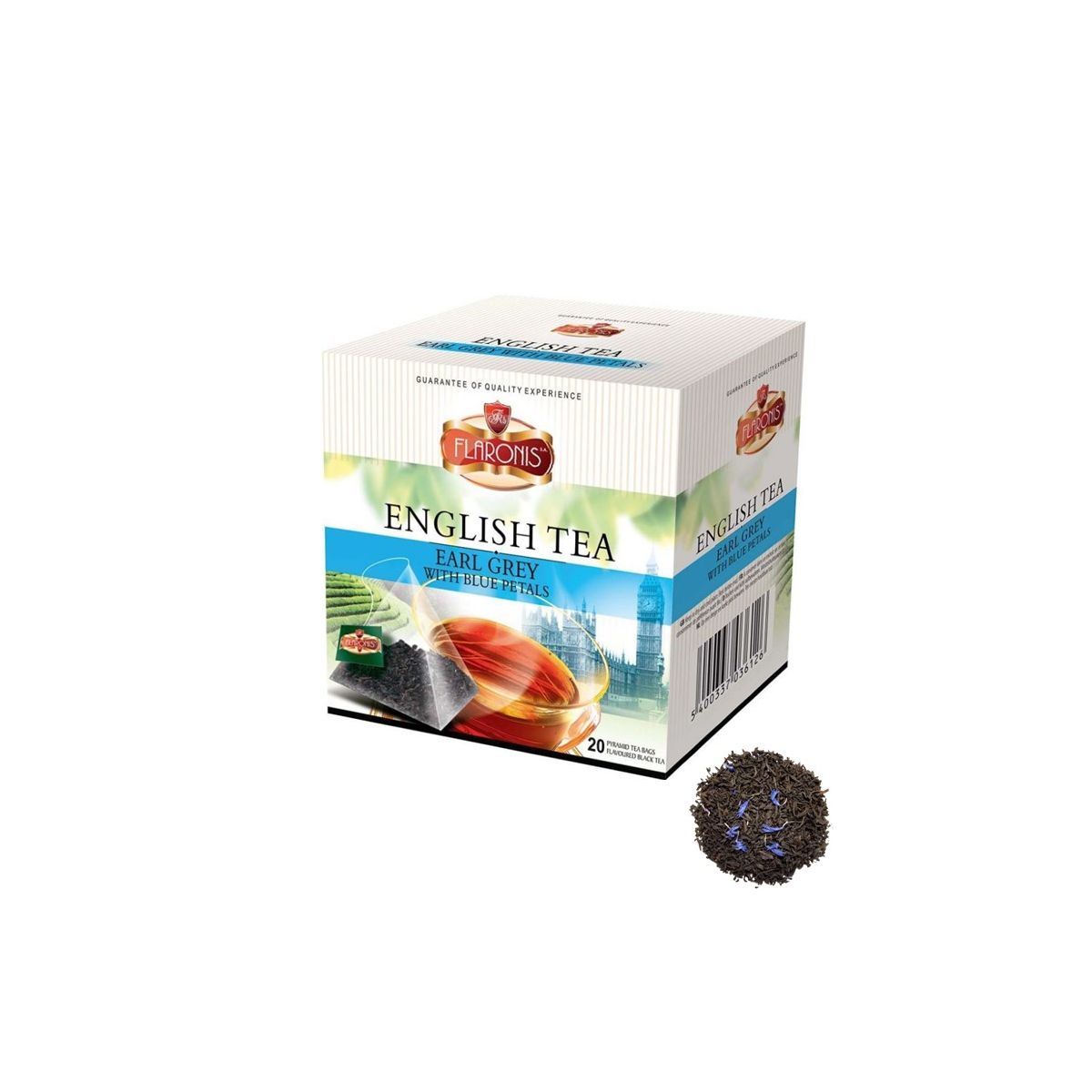 ENGLISH TEA thé earl grey - 20 sachets pyramide