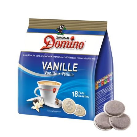 café aromatisé vanille- 1 sachet 18 dosettes