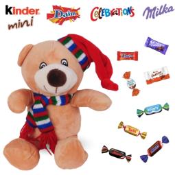 Peluche Ourson + 20 chocolats