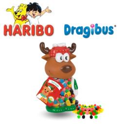 Tirelire Renne + dragibus