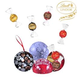 3 boules de Noël + 12 LINDOR