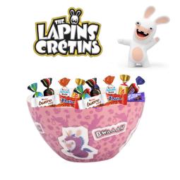 Bol Lapin crétin rose + 30...
