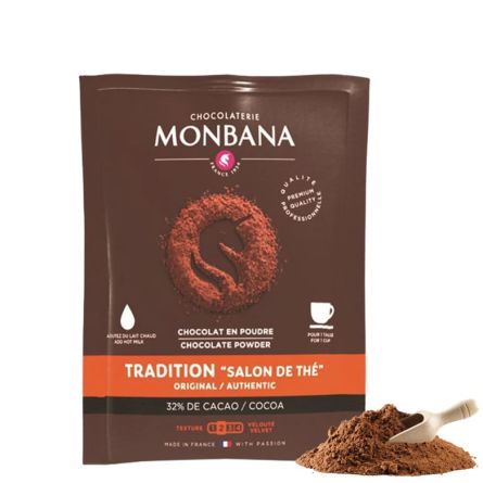 dosettes de chocolat MONBANA salon de thé- 10 dosettes