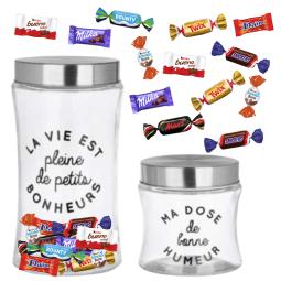 Bocaux à chocolats 100 pcs