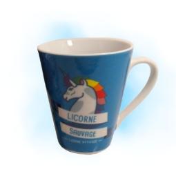 Tasse licorne sauvage bleu