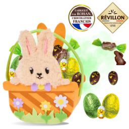 Panier feutrine lapin + 35...
