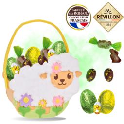 Panier feutrine mouton + 35...