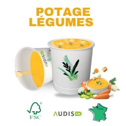 Potage aux légumes et...