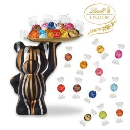 Coffret statue ours noir +...