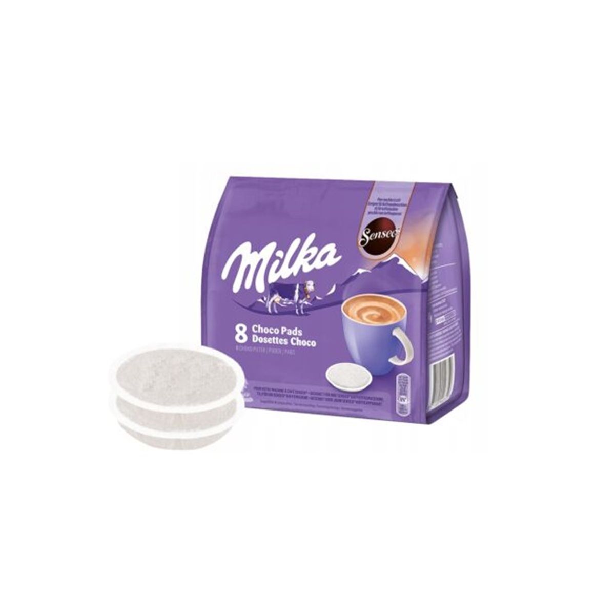 dosettes de chocolat MILKA - 8 dosettes