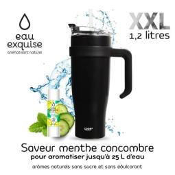 Mug isotherme noir 1,2L + 1...