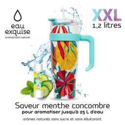 Mug isotherme tropical bleu...