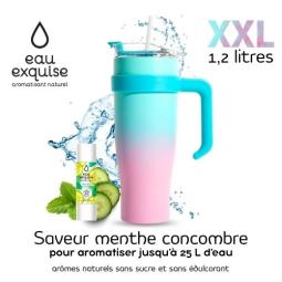 Mug isotherme bicolore bleu...