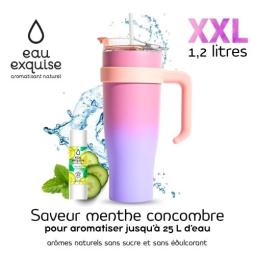 Mug isotherme bicolore rose...