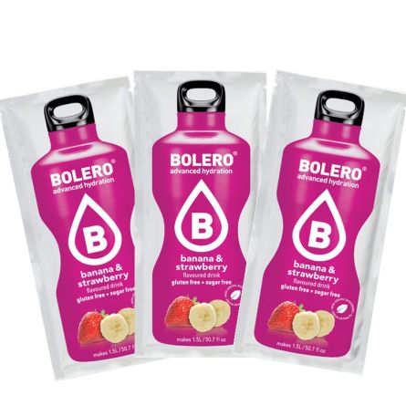 BOLERO Fraise Banane - 3 sticks 9 gr