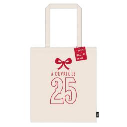 Tote bag tissu "À ouvrir le...