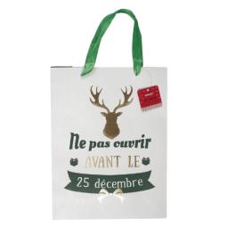Sac "Ne pas ouvrir avant le...