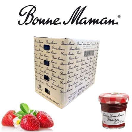 Confitures Fraise 60 x 30 g - BONNE MAMAN