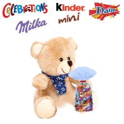 Peluche ours beige + 20...