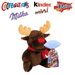 Peluche renne brun + 20...