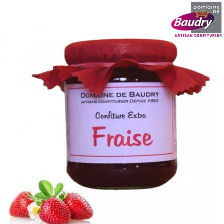 Confiture Fraise 250 g - BAUDRY