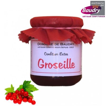 Confiture Groseille 250 g - BAUDRY