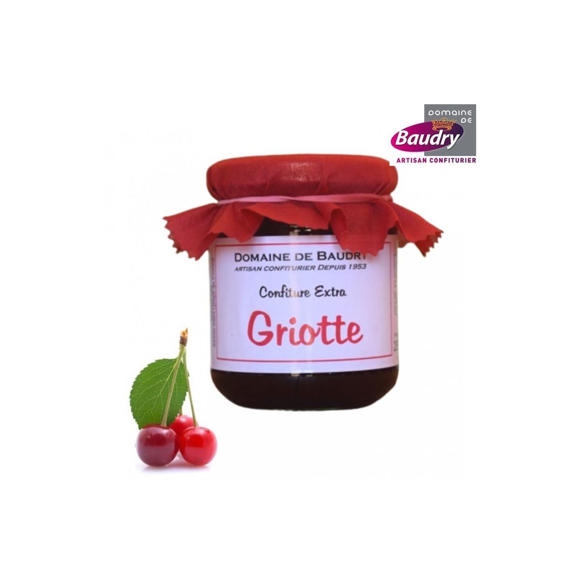 Confiture Griotte 250 g - BAUDRY