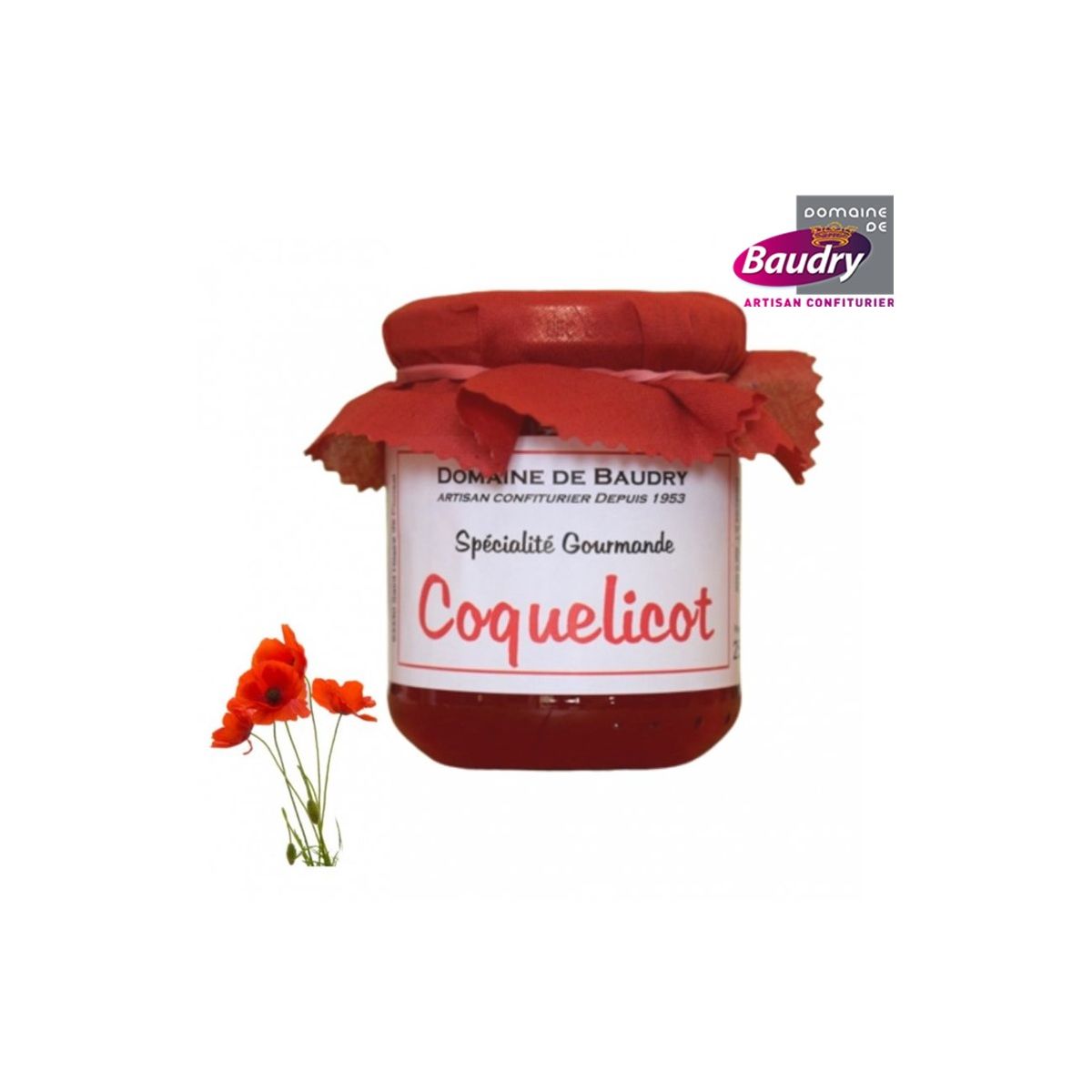 Confiture Coquelicot 250 g - BAUDRY