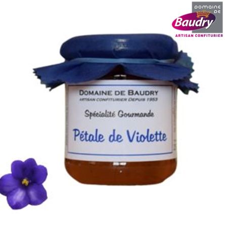 Confiture Pétale de violette 250 g - BAUDRY